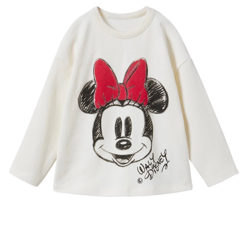 Zara Minnie Mouse long sleeve shirt
